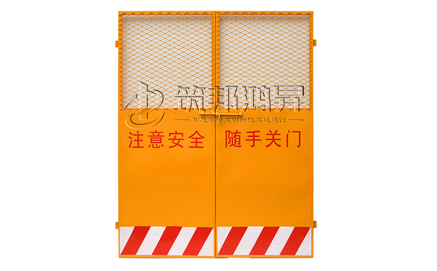 施工電梯樓層防護門 施工電梯樓層防護門